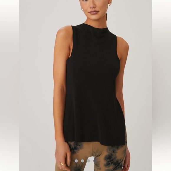 NWT Daily practice by anthropologie sweater tank. Black size m - Picture 3 of 7
